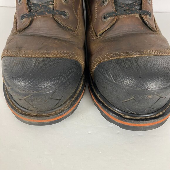 Timberland Pro Mens Boondock 8" Comp Toe Waterproof Work Boots Size 10 W Brown - Picture 5 of 16